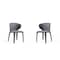Manhattan Comfort Conrad Woven Tweed Dining Chair in Grey - Set of 2 DC031-WGY - alternate 1